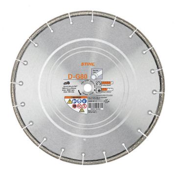 Stihl D-G80 Diamond Cutting Wheel - Heavy Duty Use