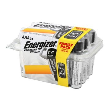 Energizer Alkaline Power Batteries AAA 24 Pack