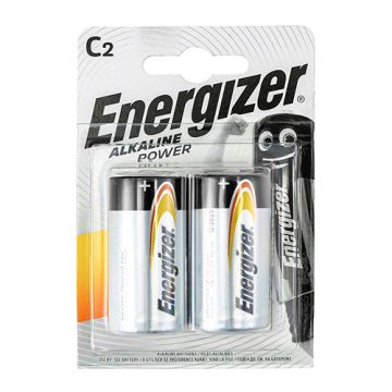 Energizer Alkaline Power Batteries C 2 Pack