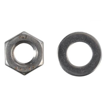 Forgefix Hexagon A2 Stainless Steel Nuts & Washers