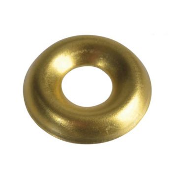 Forgefix Screw Cup Washers Polished Solid Brass