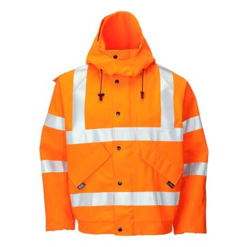 Beeswift Hi-Vis Gore-Tex Foul Weather Bomber Jacket Orange