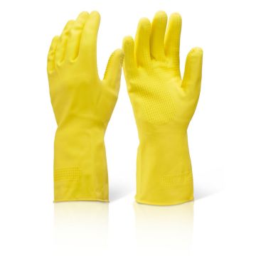 Beeswift Household Heavy Weight Gloves Yellow