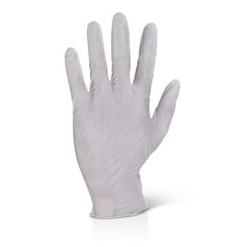 Beeswift Latex Disposable Gloves Powder Free Pk 100