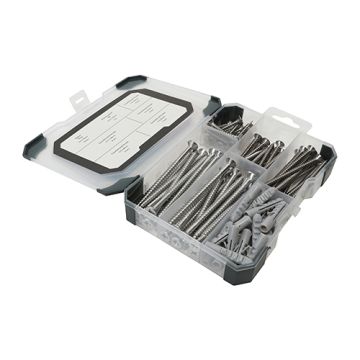 TIMCO Screws, Plug & Drill Bit A2 Stainless Steel Mixed Tray - 251pcs