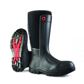Dunlop Snugboot Workpro Full Safety Wellington Boots Black