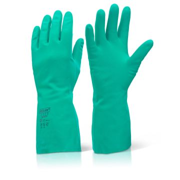 Beeswift Nitrile Green Gloves