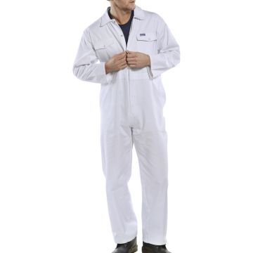 Beeswift Workwear Boilersuit Overalls White