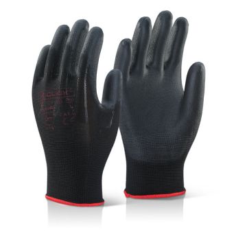 Click 2000 PU Coated Gloves Black