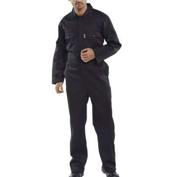 Beeswift Workwear Regular Boilersuit Overalls Black
