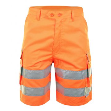 Beeswift Railway Hi-Vis Shorts Orange