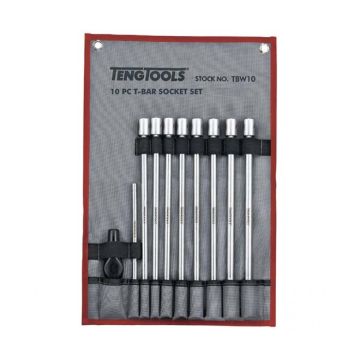 Teng Tools 10 Piece 3/8" Drive T Bar Deep Metric Socket Set
