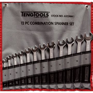 Teng Tools 12 Piece Combination Spanner Set