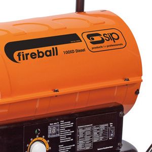 SIP Fireball 125XD 125,000 Btu Diesel / Paraffin Space Heater 230v