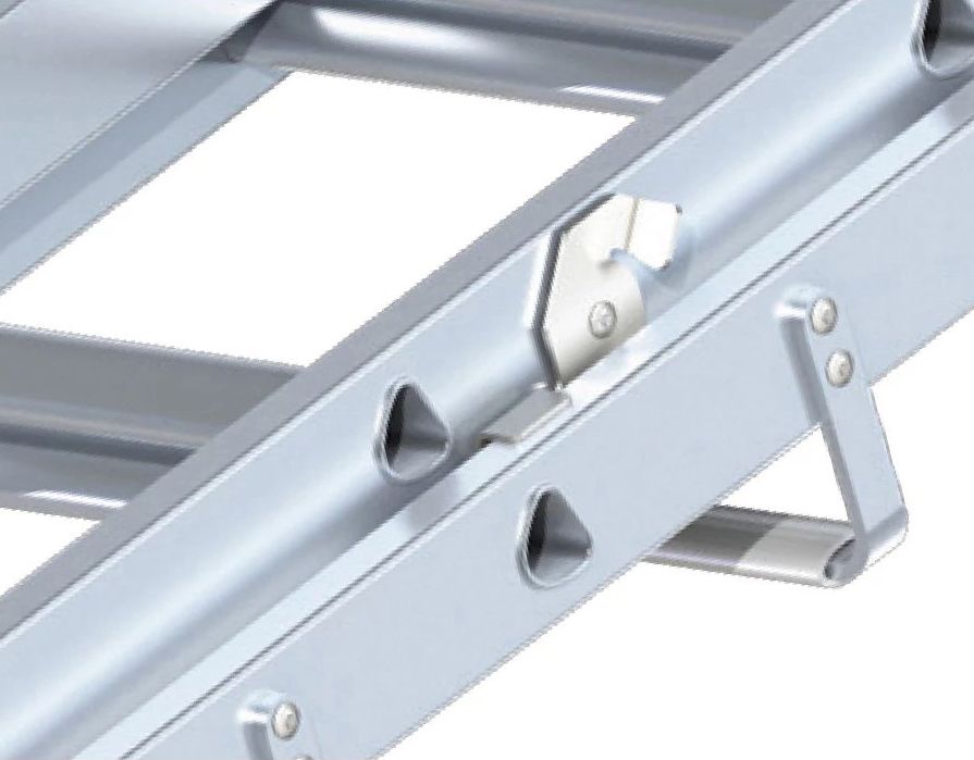 Werner 77100 Series Aluminium Double Section Roof Ladder